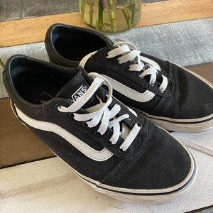 Womens Vans Old Skool Suede - Black